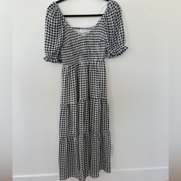 Carly Jean Los Angeles Dresses & Skirts - CJLA Ella Dress- Black Gingham